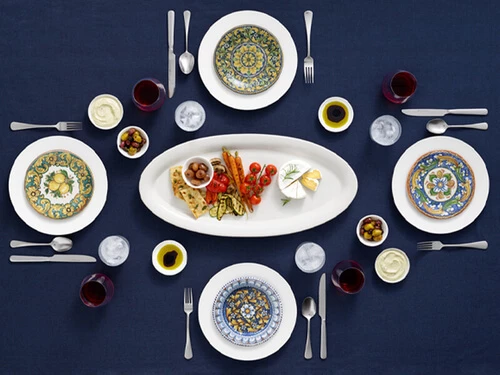 Ceramica Castellana Grande Tavola Oval Platter 61cm 4 Ceramica Castellana Grande Tavola Oval Platter 61cm - Image 2