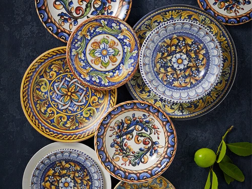 Ceramica Salerno Plate 20cm Trevi 4 Ceramica Salerno Plate 20cm Trevi - Image 2