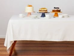 Cotton Classics Rectangular Tablecloth 300x150cm Snow -Dinnerware shop maxwell williams cottonclassics tablecloth snow 01 800x600