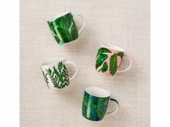 Haven Banana Leaf Mug 380ML Set Of 2 Pink Gift Boxed -Dinnerware shop maxwell williams haven mug sets