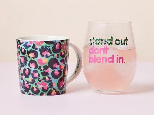 Kasey Rainbow Wild At Heart Mug & Glass Set Leopard Emerald Gift Boxed 5 Kasey Rainbow Wild At Heart Mug & Glass Set Leopard Emerald Gift Boxed - Image 3