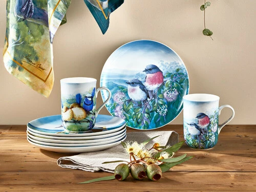 Birds Of Australia 10 Year Anniversary Mug 300ML Rose Robin 4 Birds Of Australia 10 Year Anniversary Mug 300ML Rose Robin - Image 2