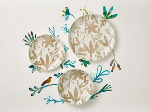 Marc Martin Dusk Dinner Plate 26.5cm Taupe 4 Marc Martin Dusk Dinner Plate 26.5cm Taupe - Image 2