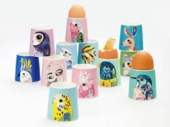 Pete Cromer Egg Cup Lorikeet -Dinnerware shop maxwell williams pete cromer australian animal egg cups auw19