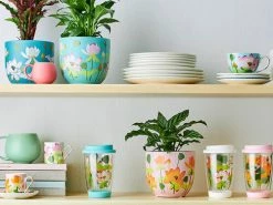 Royal Botanic Gardens Victoria Lotus Double Wall Glass Mug 380ML White Gift Boxed -Dinnerware shop maxwell williams rbgv lotus 03 sep28 3