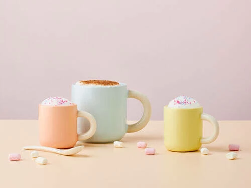 Sherbet Mug 110ML Apricot 4 Sherbet Mug 110ML Apricot - Image 2