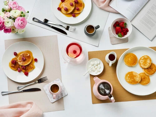 Table Accents Leather Look Alligator Coaster 10x10cm Set Of 4 White 4 Table Accents Leather Look Alligator Coaster 10x10cm Set Of 4 White - Image 2