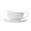 White Basics Gravy Boat & Saucer 550ML -Dinnerware shop p0424