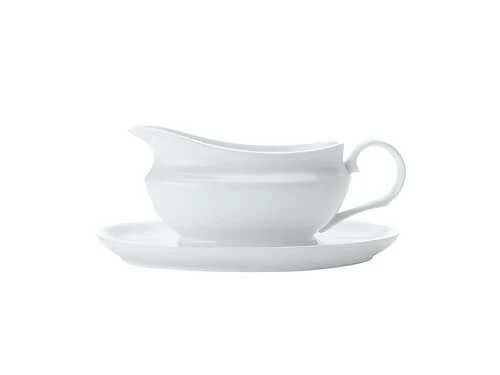 White Basics Gravy Boat & Saucer 550ML 3 White Basics Gravy Boat & Saucer 550ML
