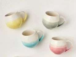 Illusion Snug Mug 400ML Rose -Dinnerware shop ss22 website maxwell williams illusion 2 5