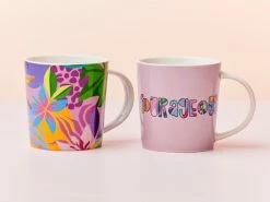 Kasey Rainbow Be Fierce Mug Set Of 2 380ML Courageous Gift Boxed -Dinnerware shop ss22 website maxwell williams kaseyrainbow befierce mugs courageous