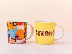 Kasey Rainbow Be Fierce Mug Set Of 2 380ML Strong Gift Boxed -Dinnerware shop ss22 website maxwell williams kaseyrainbow befierce mugs strong 1