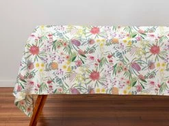 Royal Botanic Gardens Native Blooms Cotton Rectangular Tablecloth 270x150cm -Dinnerware shop ss22 website maxwell williams rbgv nativeblooms tablecloth