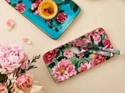 Teas & C's Silk Road Demi Cup & Saucer 85ML Set Of 2 Aqua Gift Boxed 7 Teas & C's Silk Road Demi Cup & Saucer 85ML Set Of 2 Aqua Gift Boxed -Dinnerware shop teas cs silk road platter aqua 3