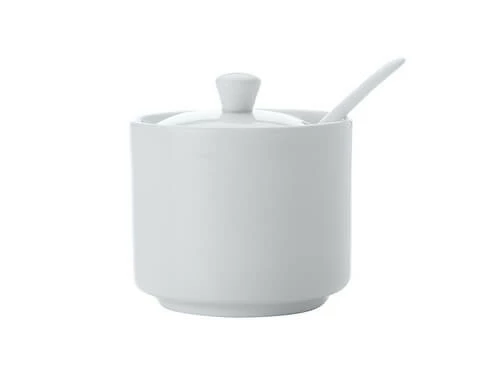 White Basics Straight Sugar With Spoon Gift Boxed 3 White Basics Straight Sugar With Spoon Gift Boxed